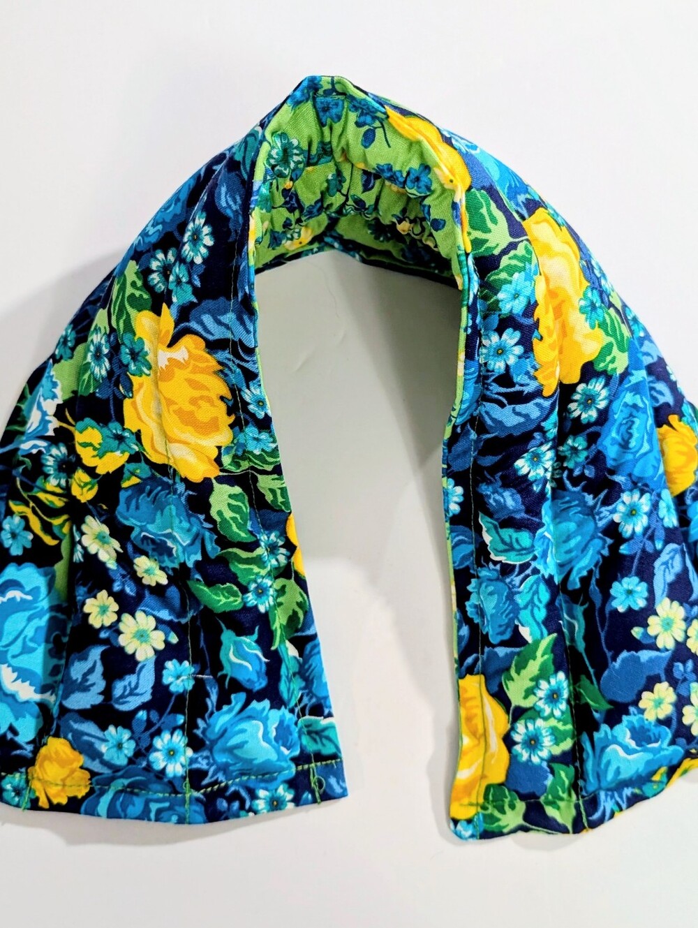 Rice-flax seed heating/cooling neck wrap, Rice Bag, Flowers